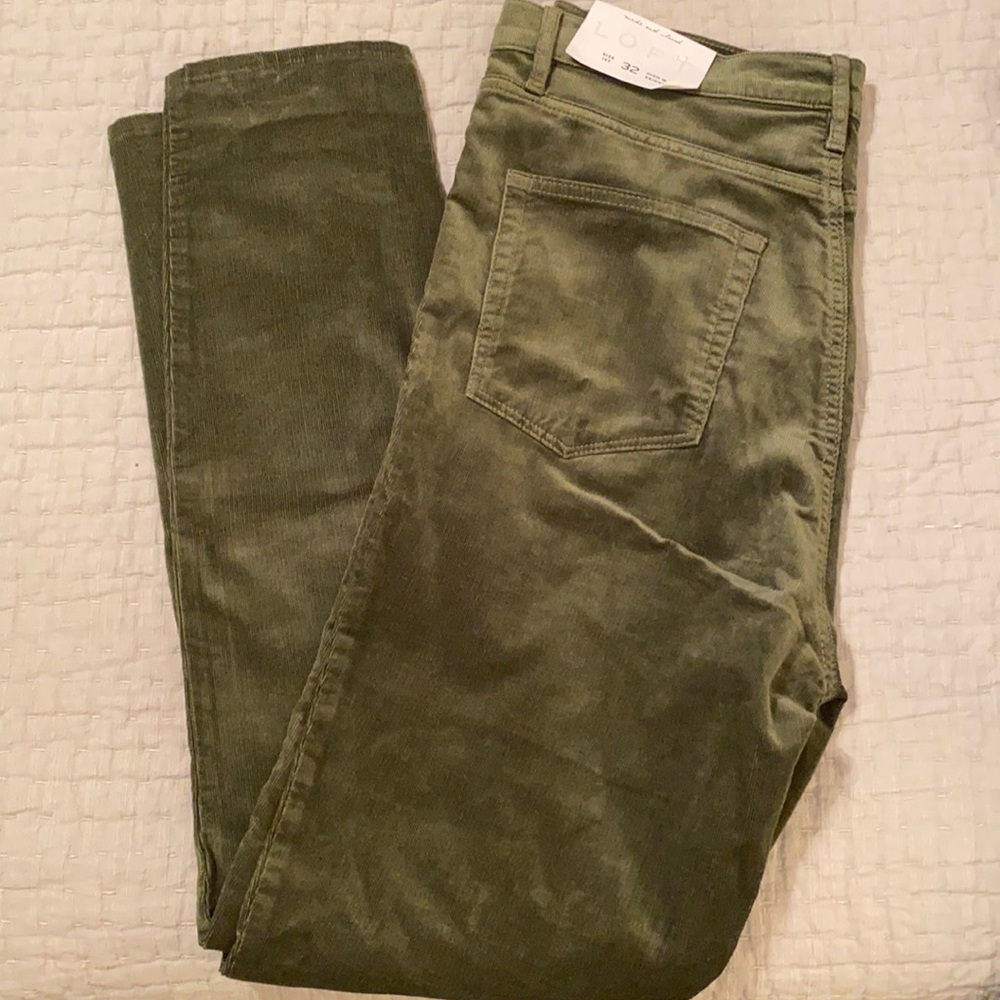 LOFT Tall Curvy Skinny Corduroy Pants